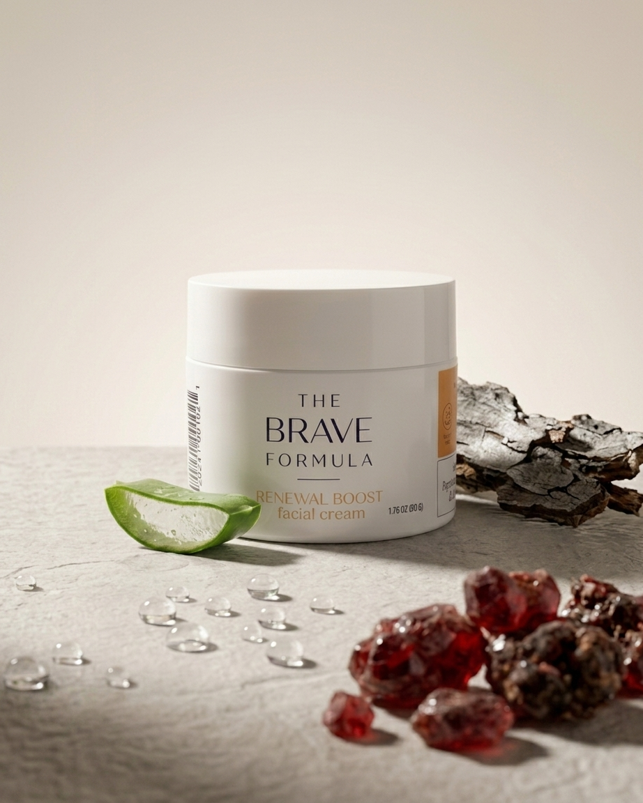 peptides moisturizer Renewal Boost Facial Cream The Brave Formula