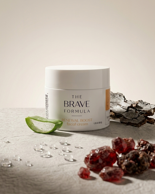 peptides moisturizer Renewal Boost Facial Cream The Brave Formula