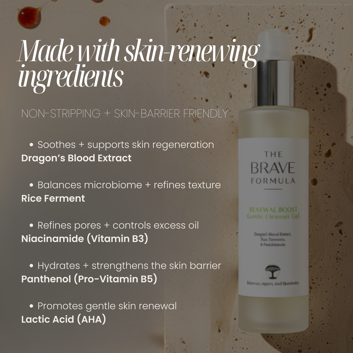 Renewal Boost Gentle Cleanser Gel with Dragon´s Blood